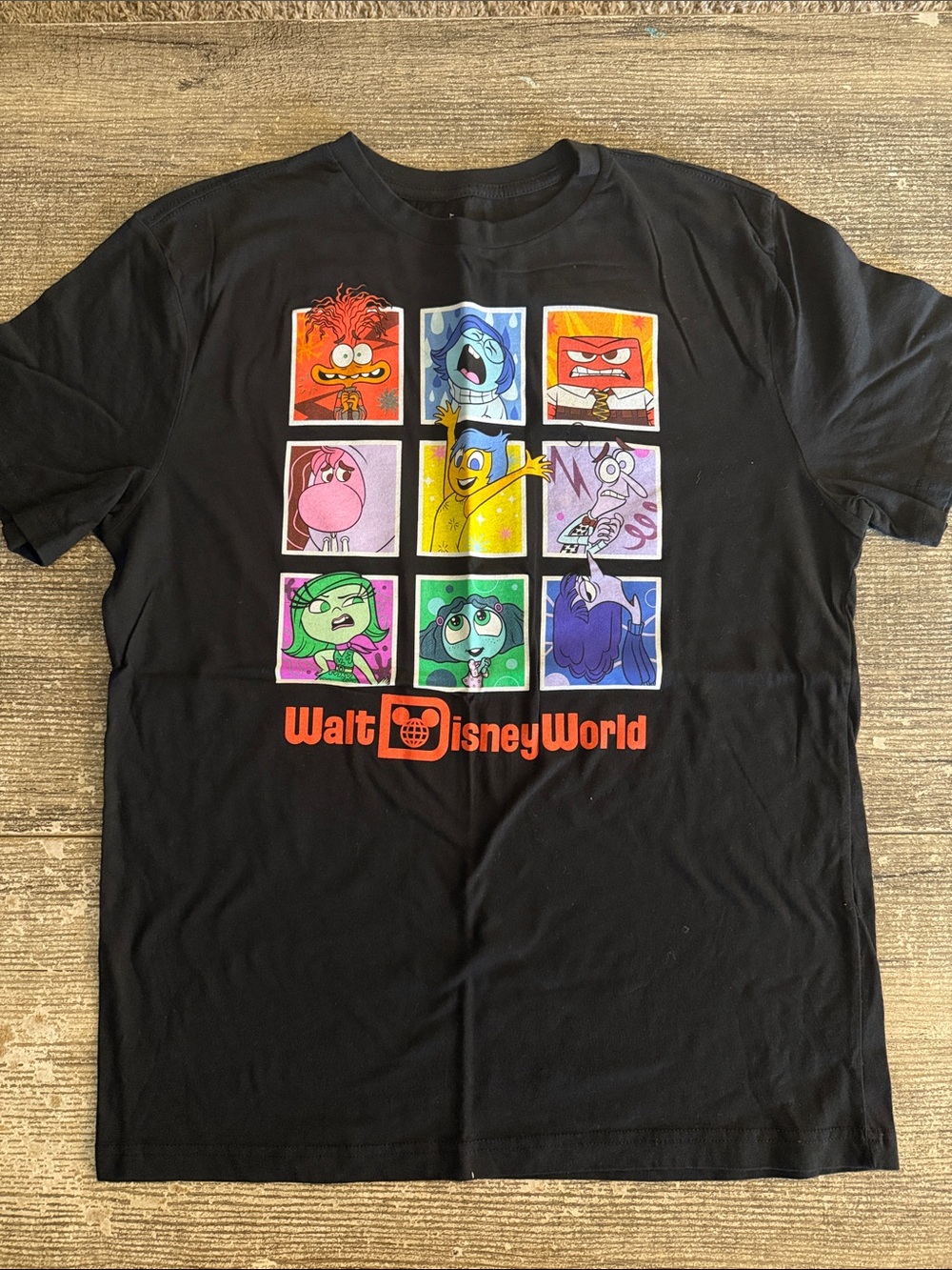 Walt Disney World Pixar Inside Out 2 character graphic t shirt